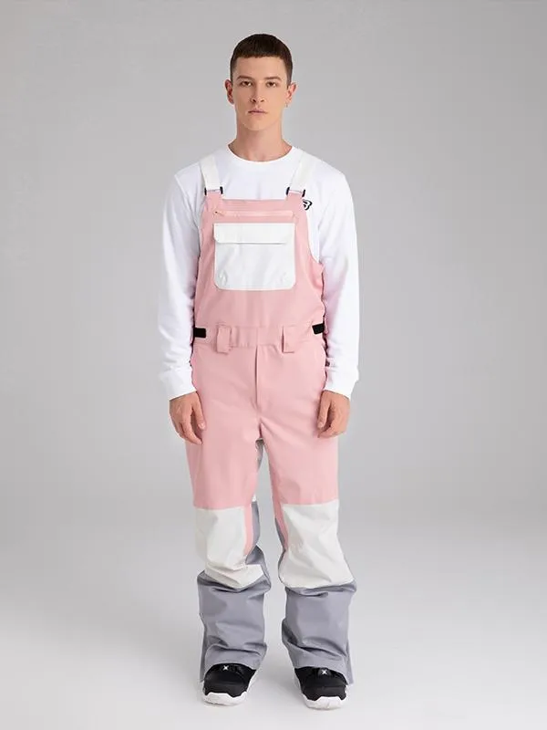 Men's Searipe Mountain Discover Colorblock Ski Pants Bibs