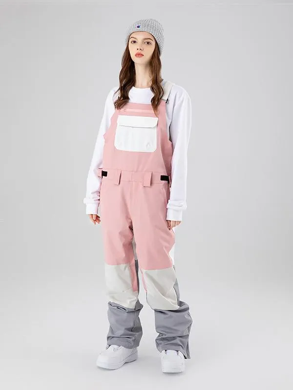 Men's Searipe Mountain Discover Colorblock Ski Pants Bibs