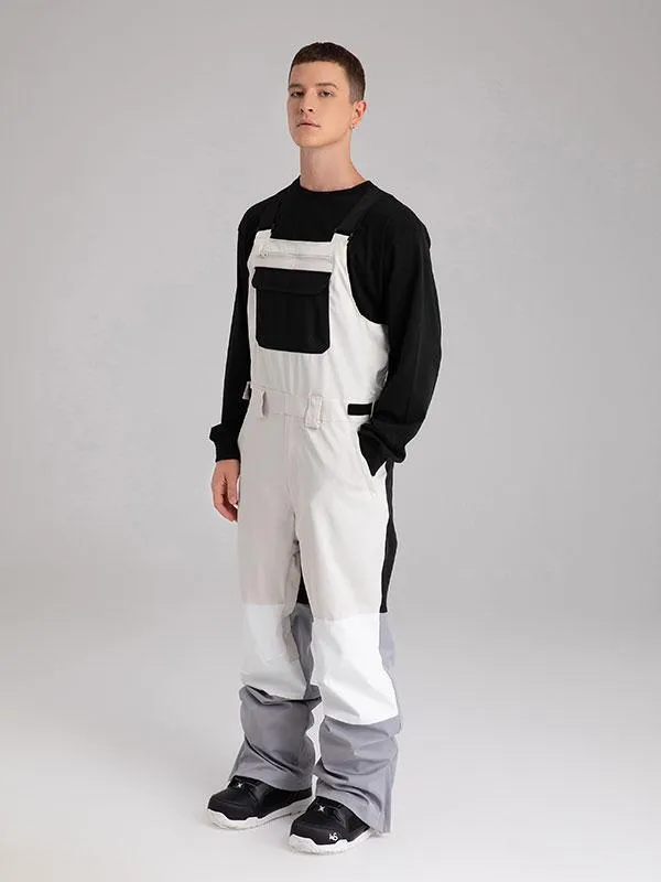 Men's Searipe Mountain Discover Colorblock Ski Pants Bibs