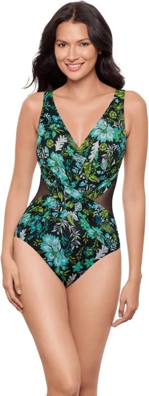 Miraclesuit 2023 Cruise Women's Illusionists Crossover One Piece Swimsuit