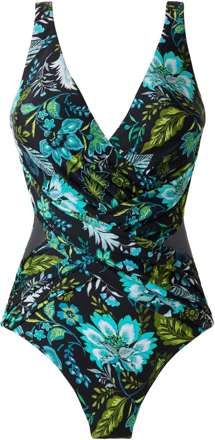 Miraclesuit 2023 Cruise Women's Illusionists Crossover One Piece Swimsuit