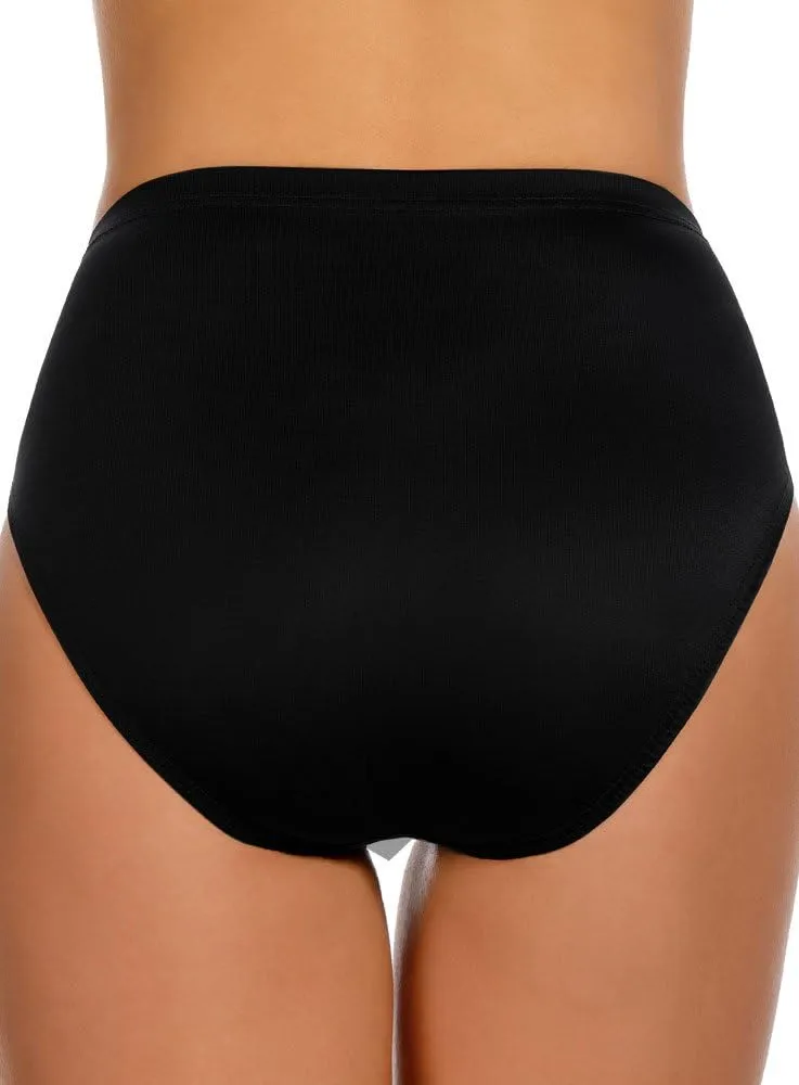 Miraclesuit Women's Swimwear Basic Pant High Waist Slimming Brief Bathing Suit Bottom