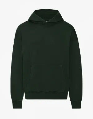 Organic Oversized Hood - Hunter Green