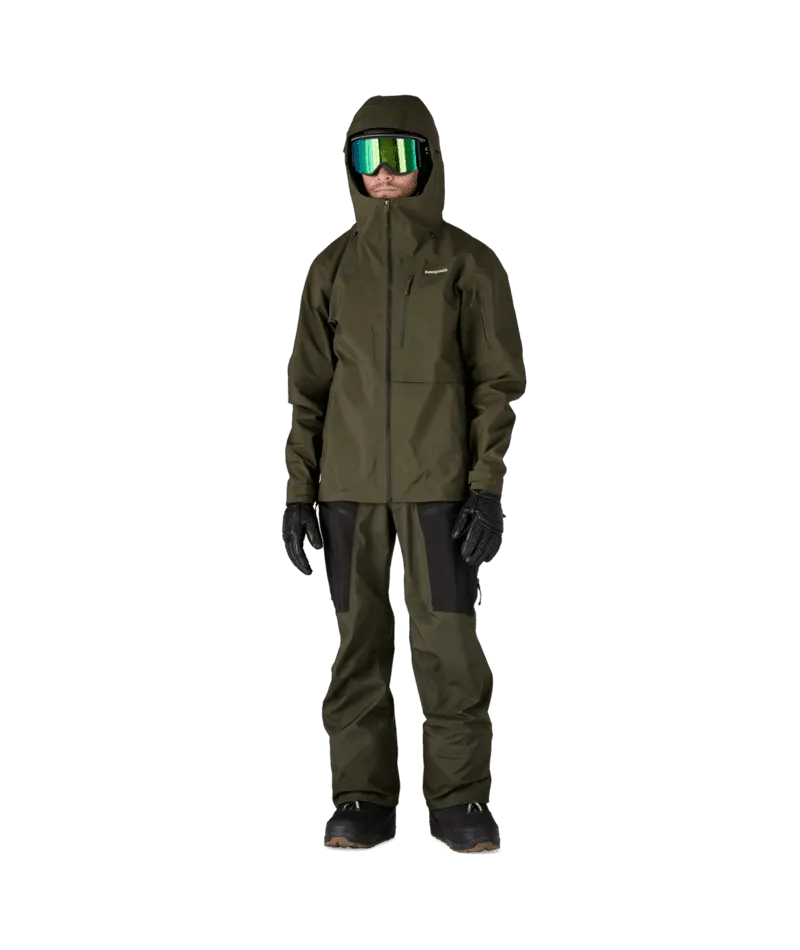 PATAGONIA Untracked Bib Snowboard Pants Pine Green
