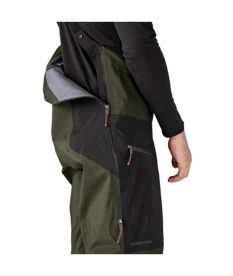 PATAGONIA Untracked Bib Snowboard Pants Pine Green