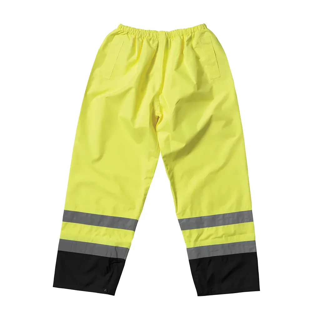 PIP 318-1757-YEL/S ANSI 107 Class E Value Black Trim Over Pant