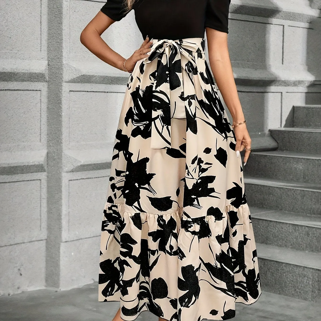 Printessa Tie-Waist Dress