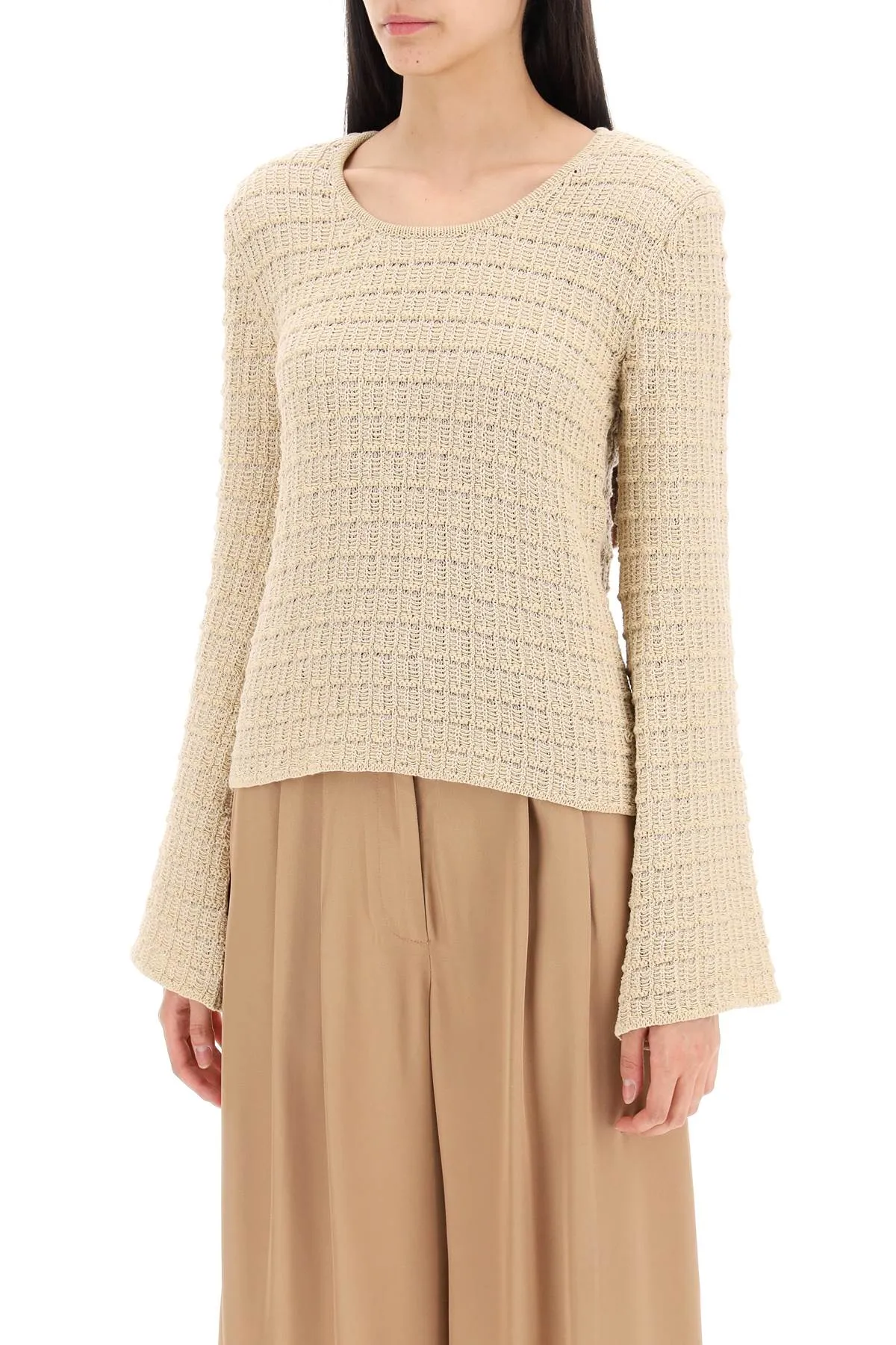 "charmina cotton knit pullover