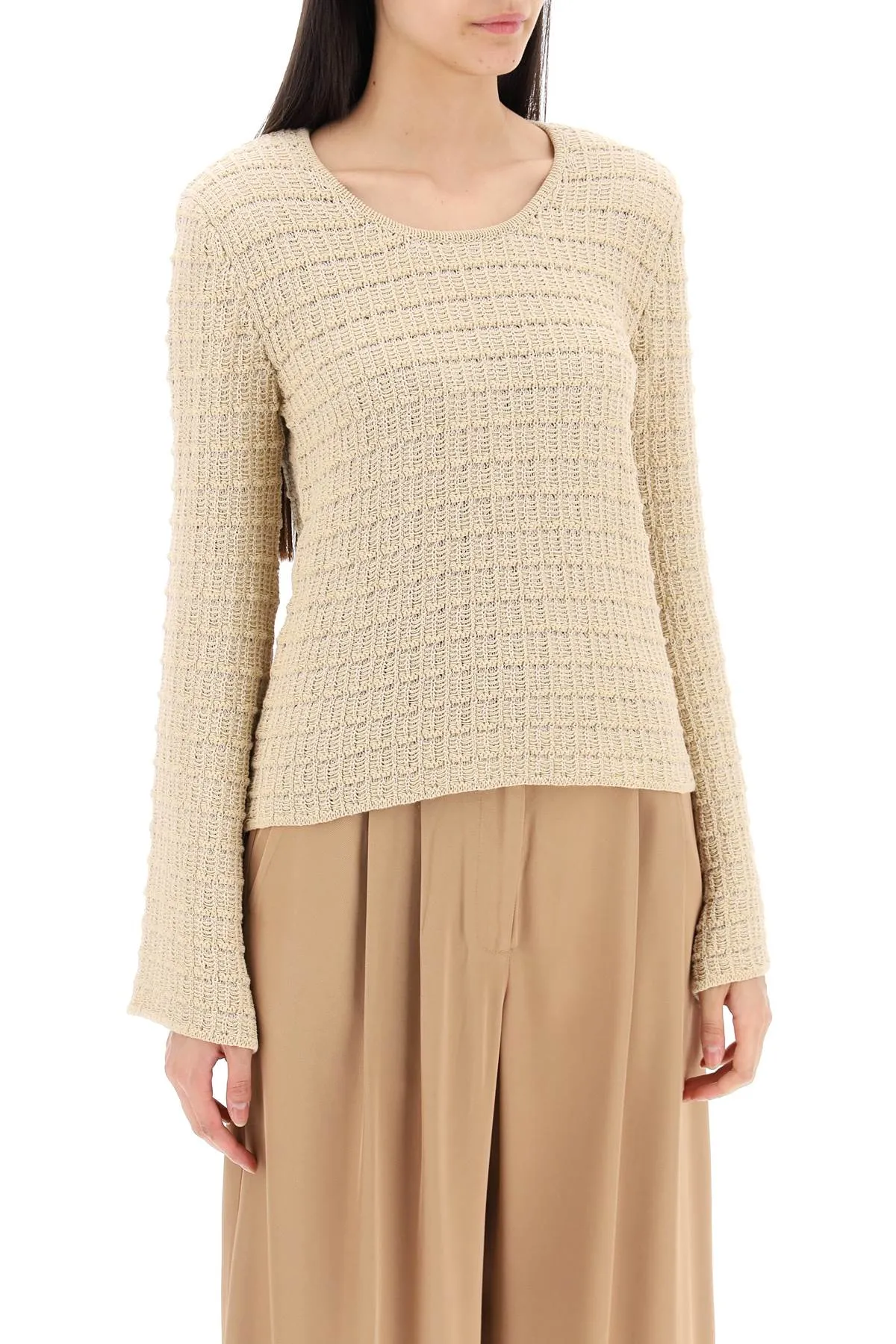 "charmina cotton knit pullover