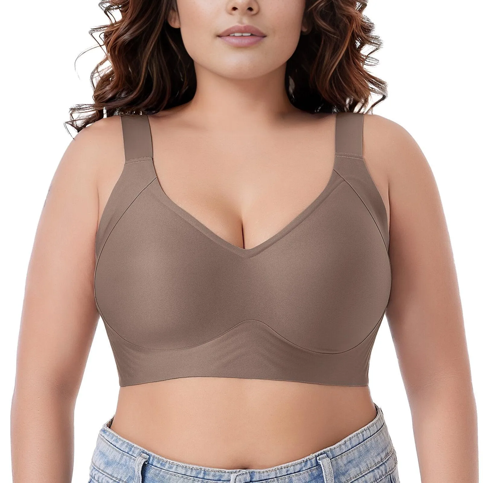 "Feel like not wearing one" Seamless Full Coverage Padded Wireless Bra