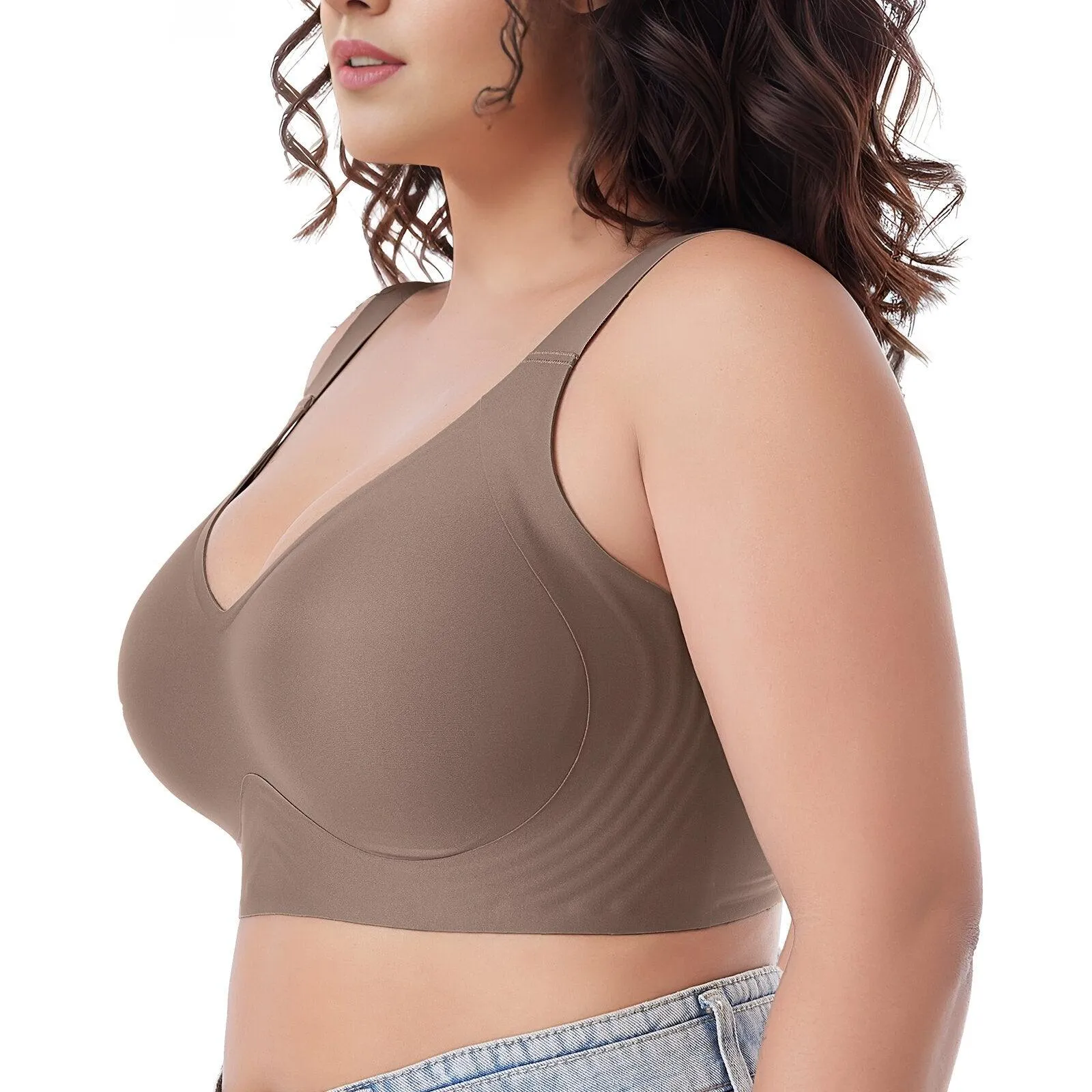 "Feel like not wearing one" Seamless Full Coverage Padded Wireless Bra