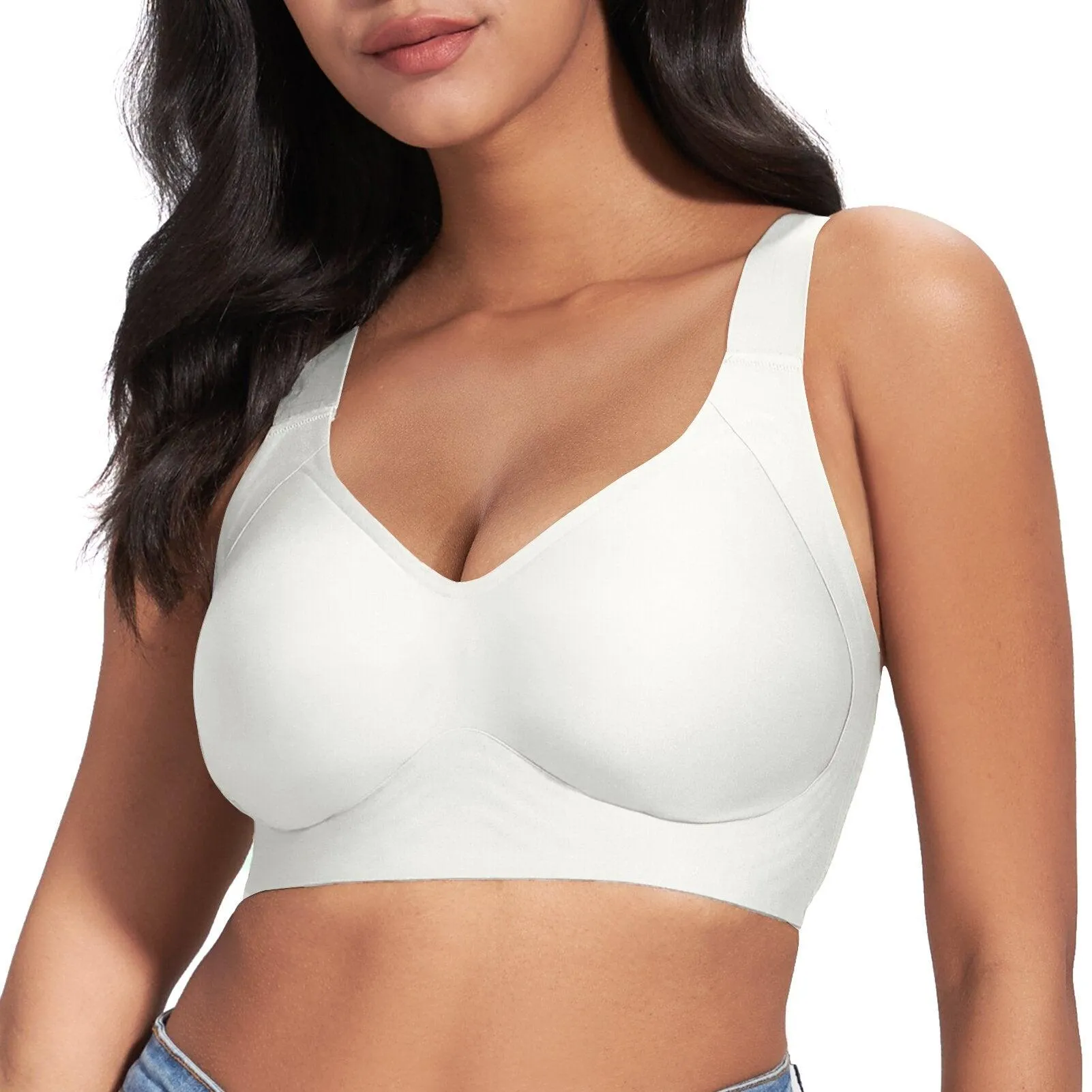 "Feel like not wearing one" Seamless Full Coverage Padded Wireless Bra