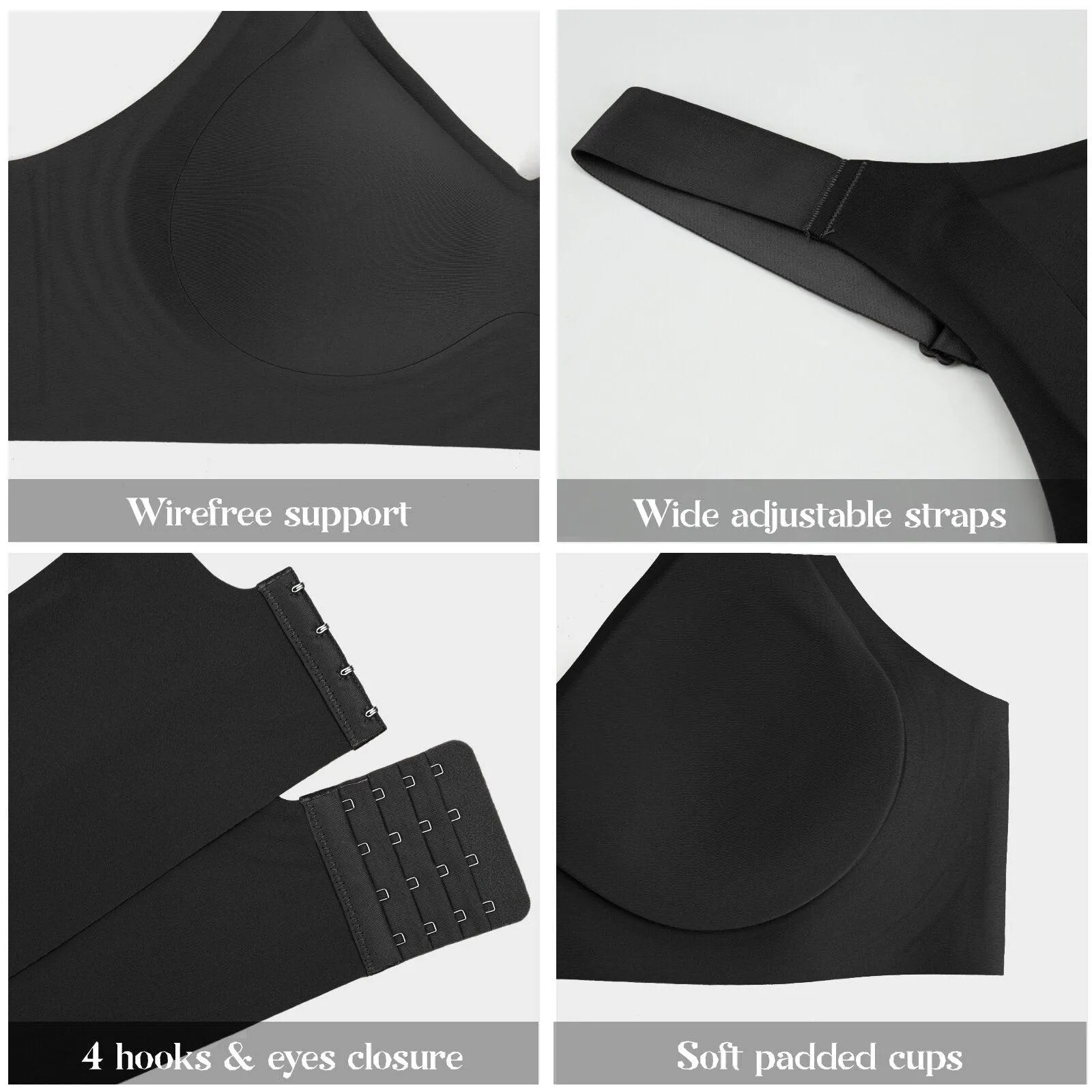 "Feel like not wearing one" Seamless Full Coverage Padded Wireless Bra