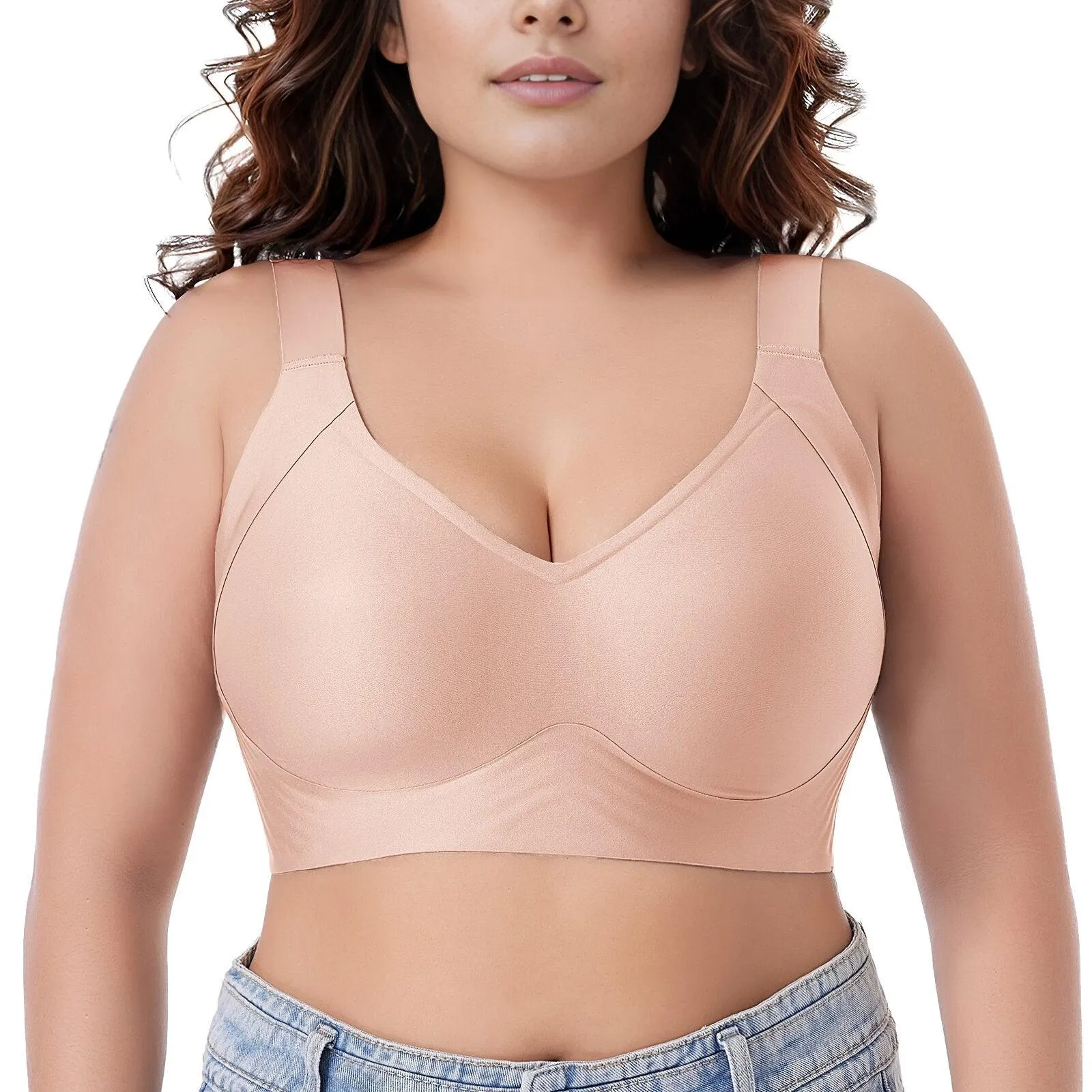 "Feel like not wearing one" Seamless Full Coverage Padded Wireless Bra