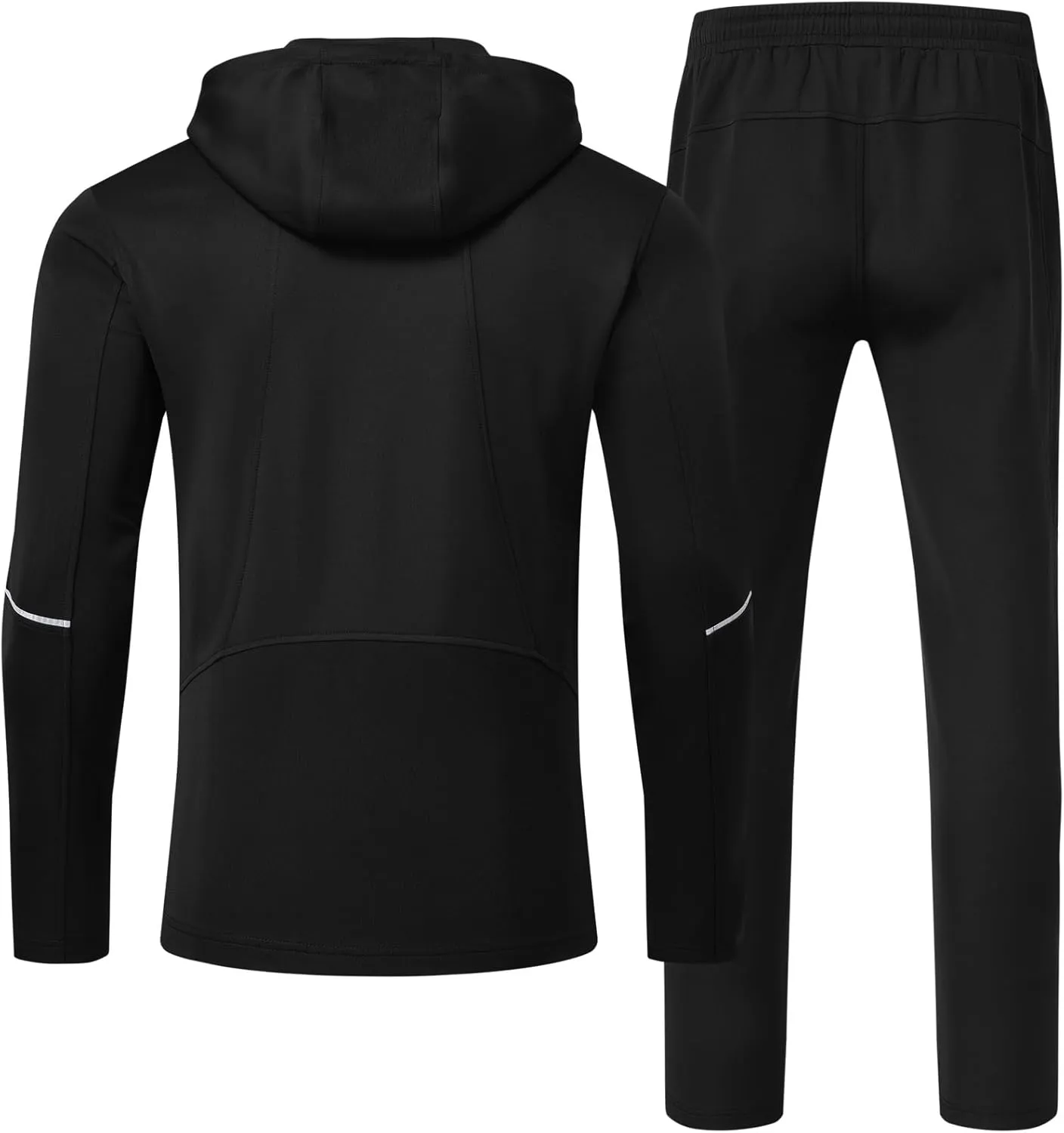 Rdruko Men's Track Suits 2 Piece Set Sweatsuits Jogging Workout Gym Warm Up Sportswear Suits with Hoodie
