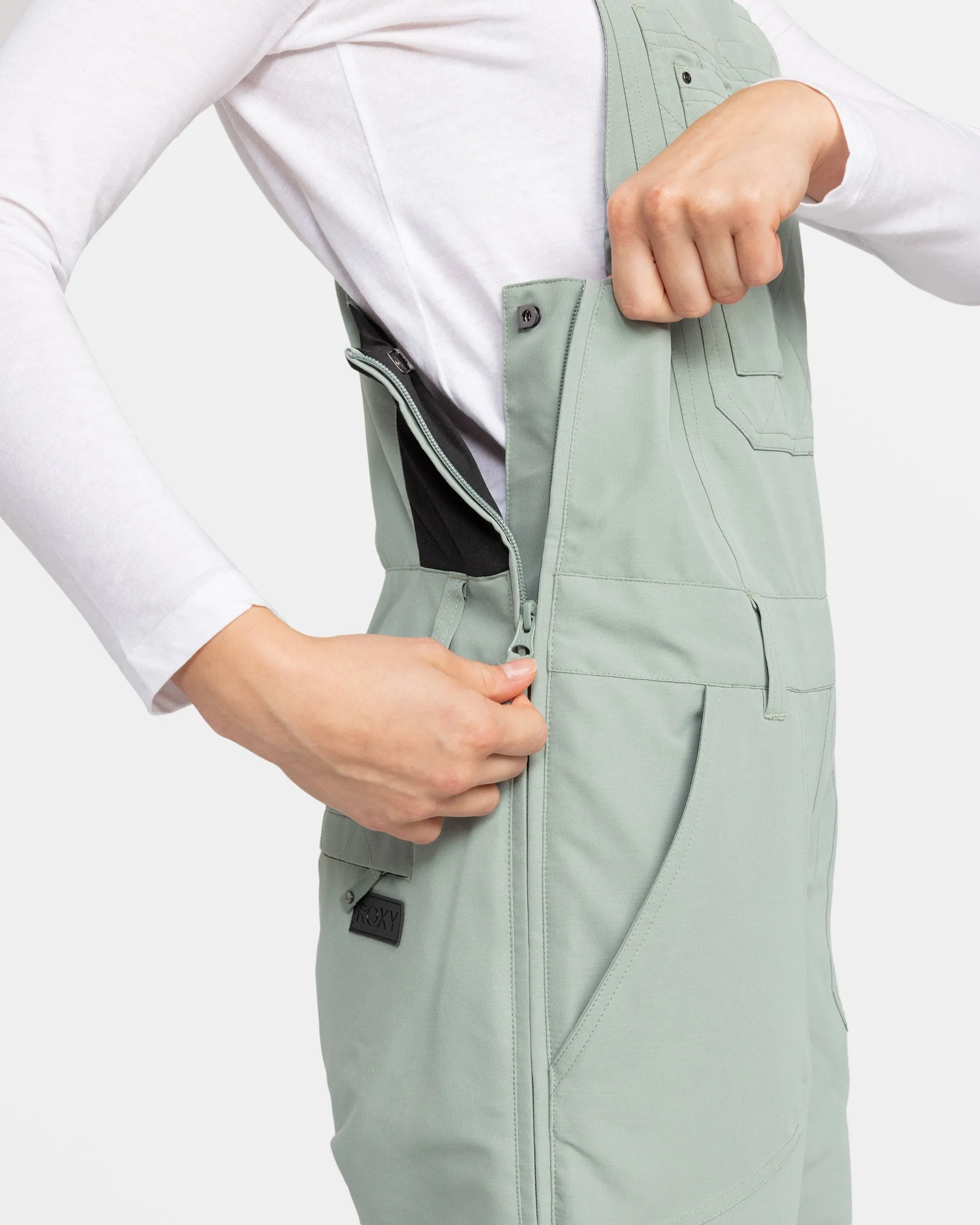 Rideout Bib Snow Pant - Lily Pad