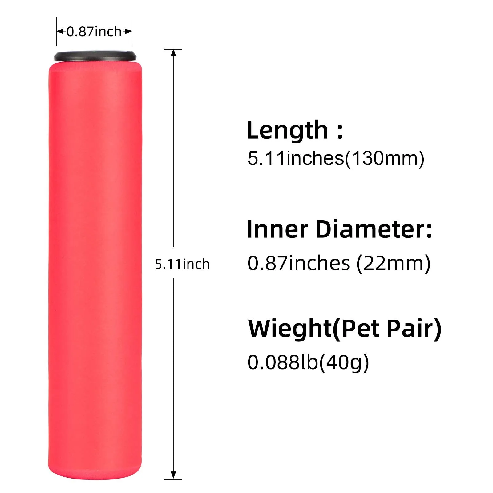 ROCKBROS Bike  Foam Comfortable Shock Absorption Bike Handlebar Grips