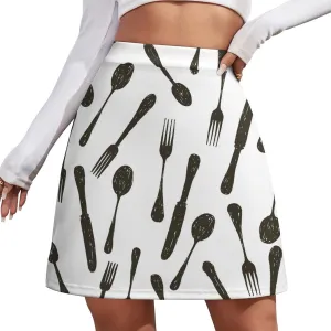 Sailing Gull Colorful Athletic High Waist Skort Stretchy Mini Short Skirts for Running Yoga Golf Tennis