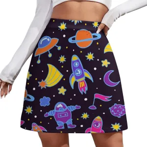 Sailing Gull Colorful Athletic High Waist Skort Stretchy Mini Short Skirts for Running Yoga Golf Tennis