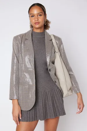SALE - Beth Sequin Oversized Blazer