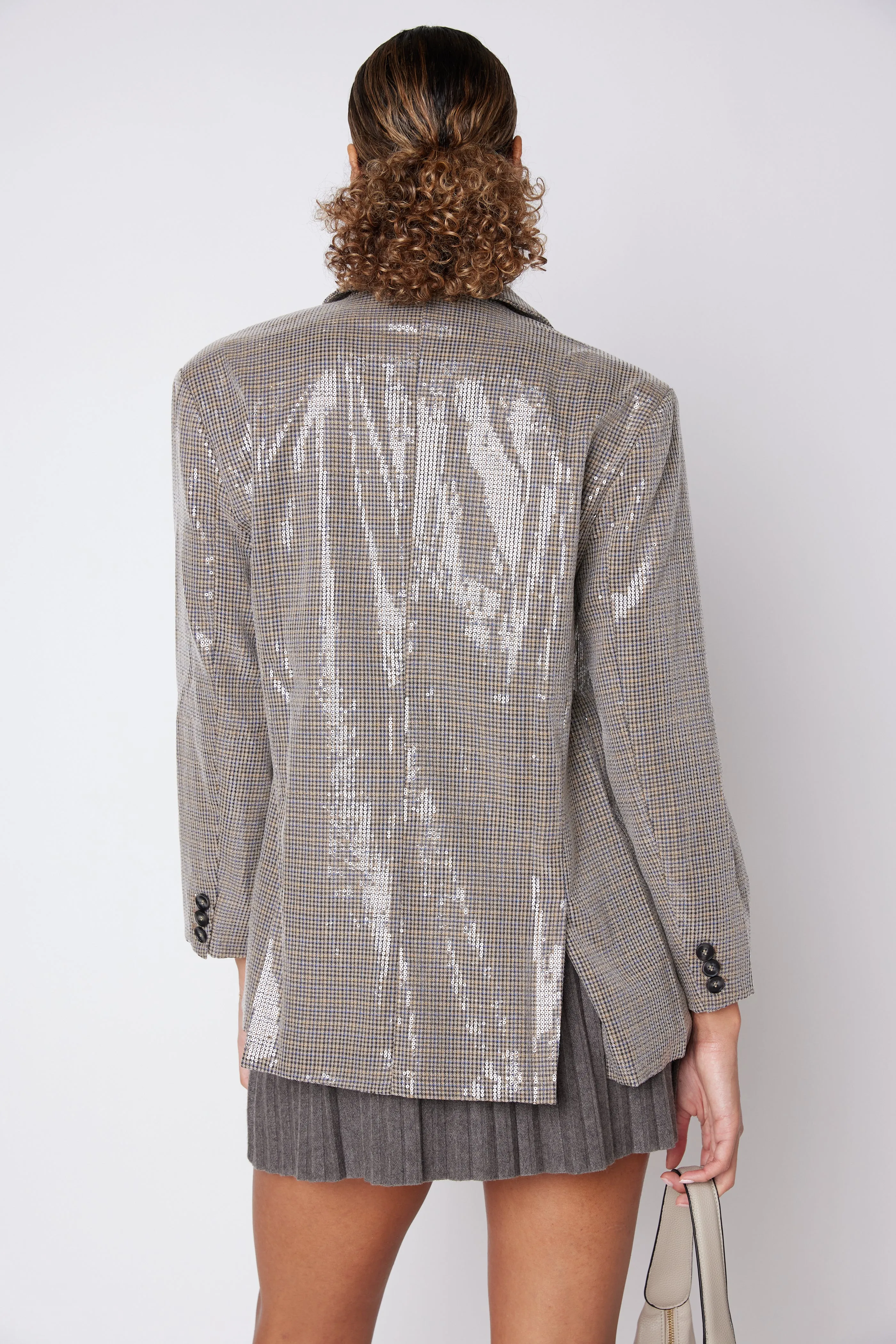 SALE - Beth Sequin Oversized Blazer