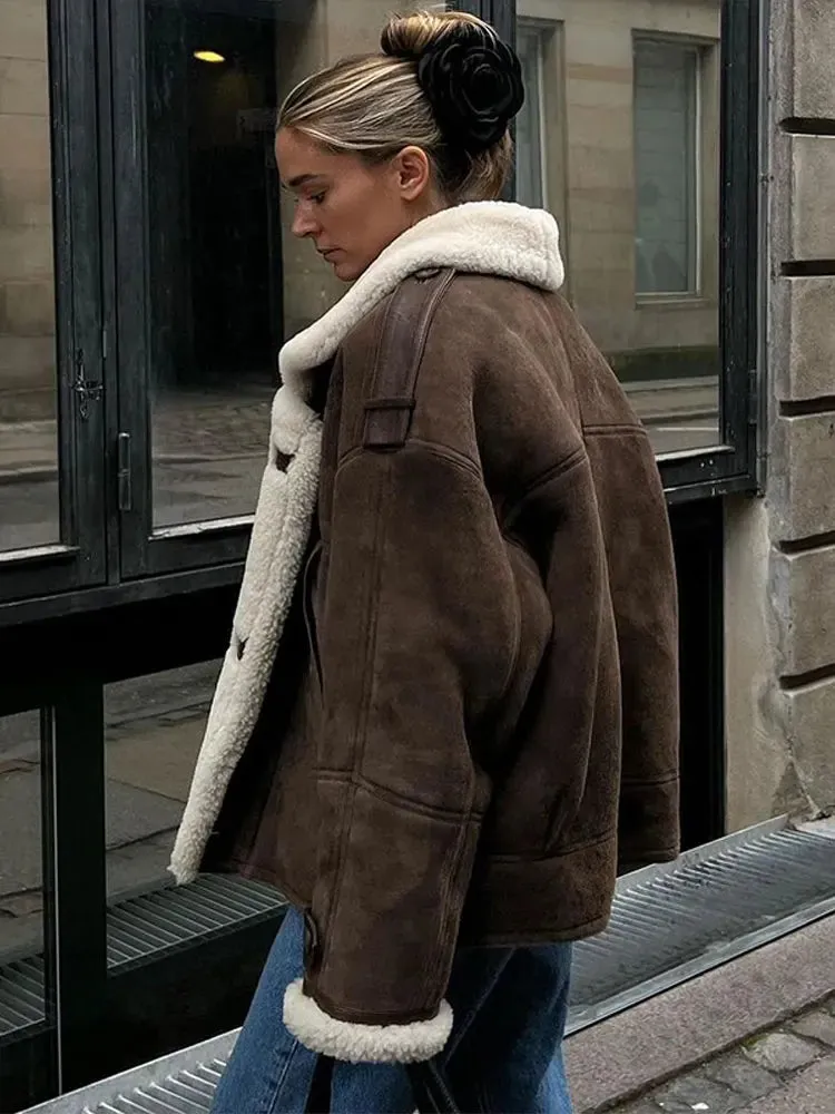 Shearling Suede Jacket