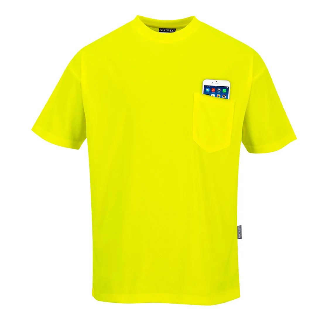 Short Sleeve HI Vis Pocket Tee