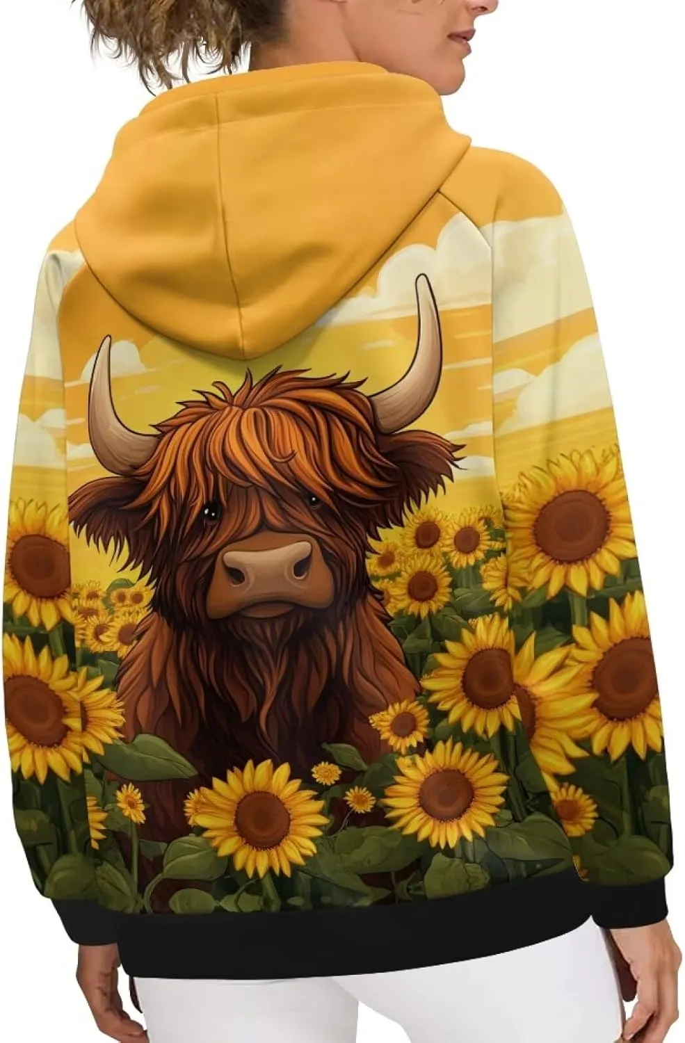 Showudesigns Hoodies for Women Pullover Sweatshirt Trendy Hooded Sweater Long Sleeve Tops