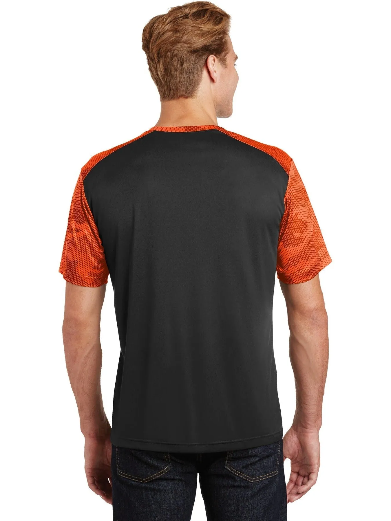 Sport-Tek Camohex Colorblock Tee
