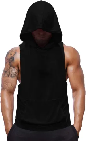 SZKANI Mens Skull Print Sleeveless Fitness Vest Bodybuilding Stringers Workout Tank Tops