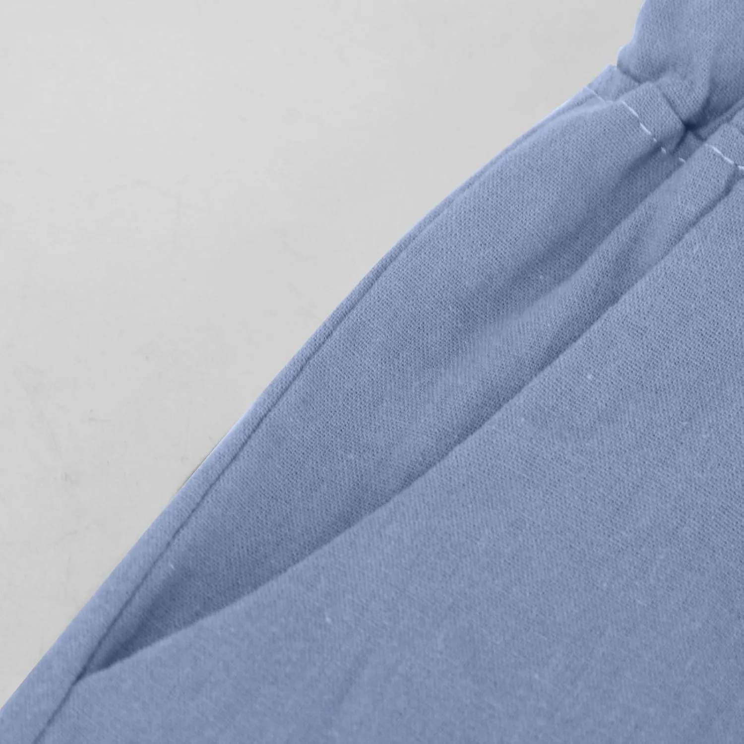 Teen Girls Casual Cotton Linen Pants Lightweight Summer Loose Fit Elastic Waist Plus Size Solid Lounge Long Trousers
