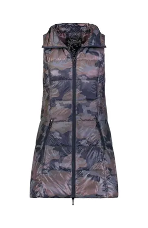The Long Vest Printed