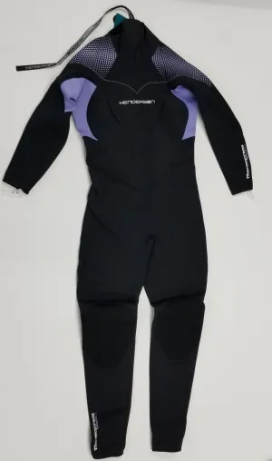 Used Henderson 5mm Women's Back Zip Wetsuit, Black/Lavender, Size: 12