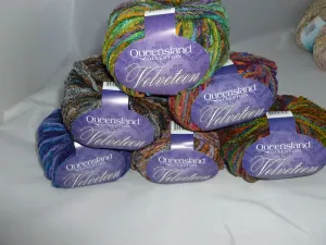 Velveteen by Queenland Yarn, Fine Polyester Chenille