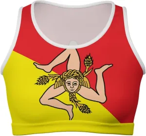 Venezuelan Flag Basic Crop Tank Tops Sleeveless Cute Crop Top for Women