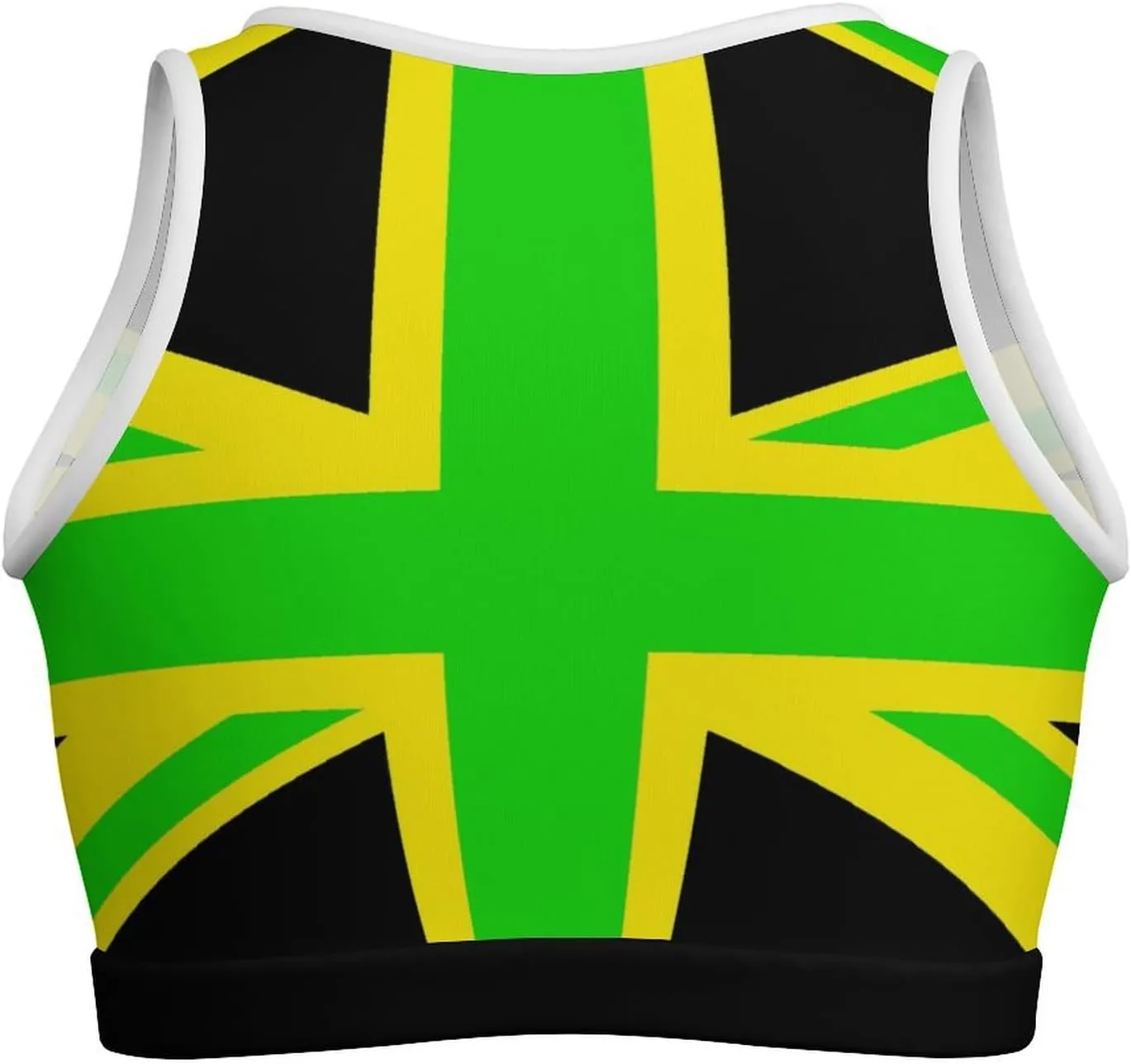 Venezuelan Flag Basic Crop Tank Tops Sleeveless Cute Crop Top for Women