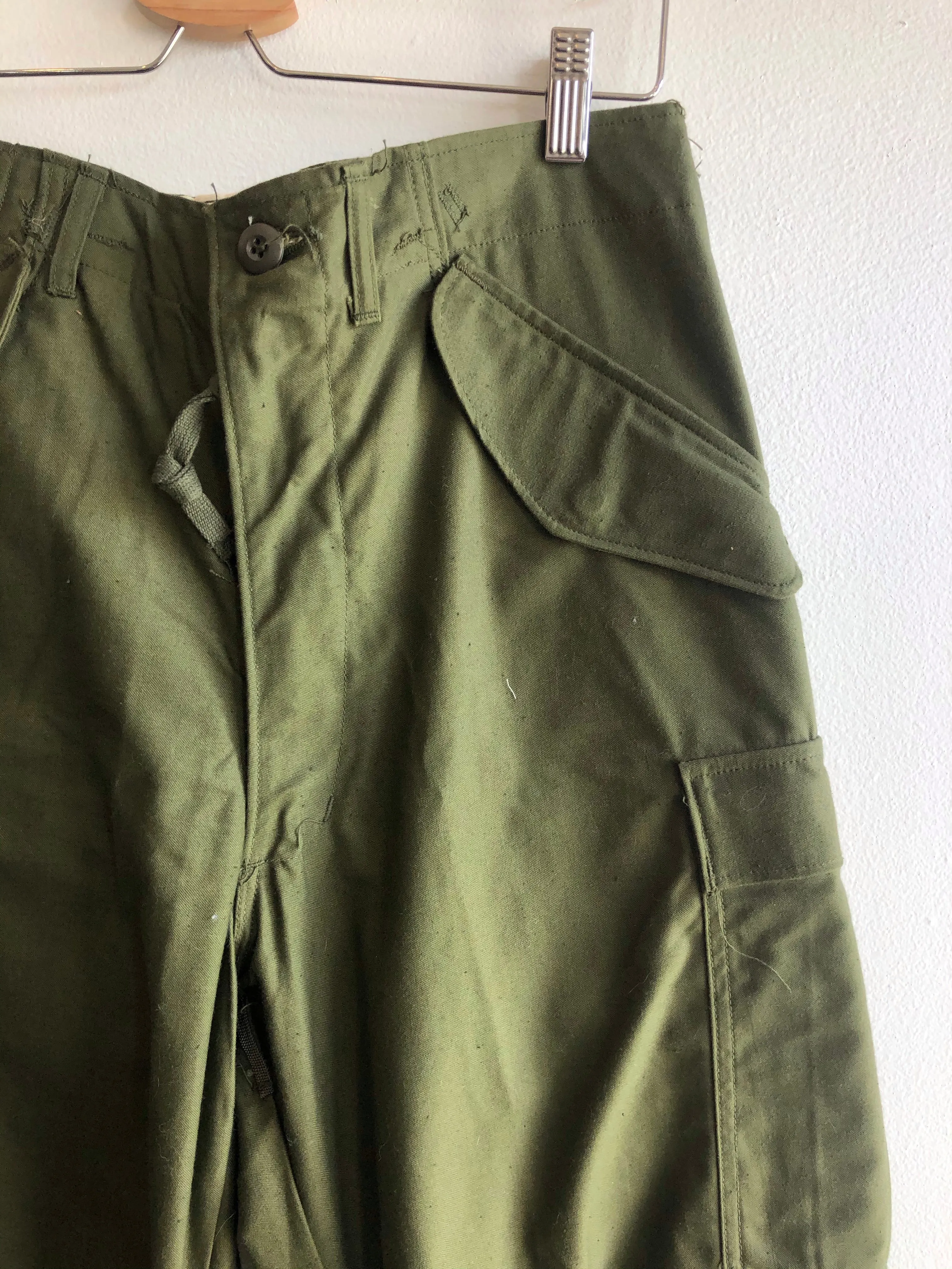 Vintage 1980s Deadstock Paratrooper Military Trousers