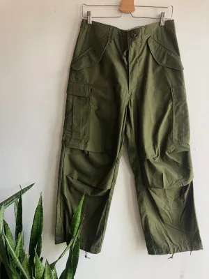 Vintage 1980s Deadstock Paratrooper Military Trousers