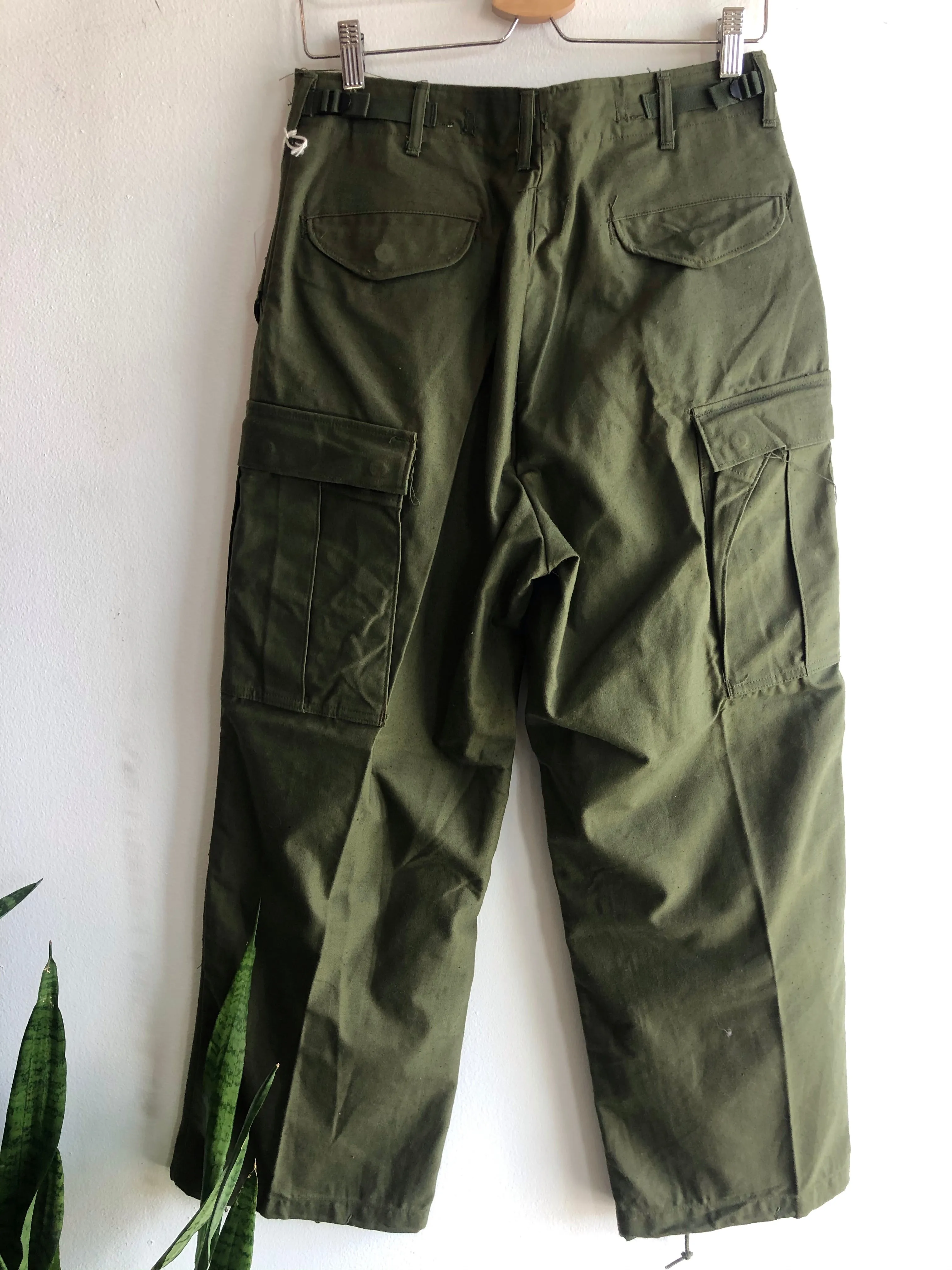 Vintage 1980s Deadstock Paratrooper Military Trousers