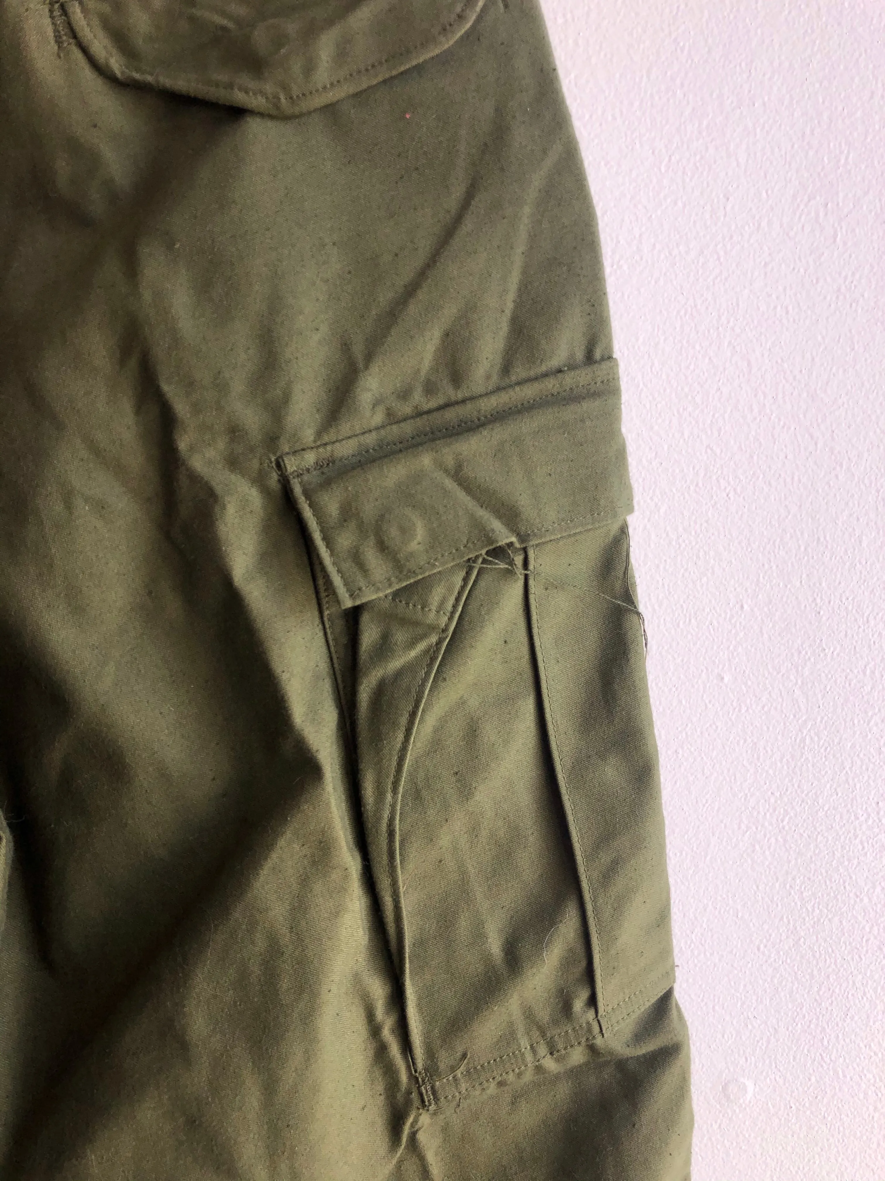 Vintage 1980s Deadstock Paratrooper Military Trousers