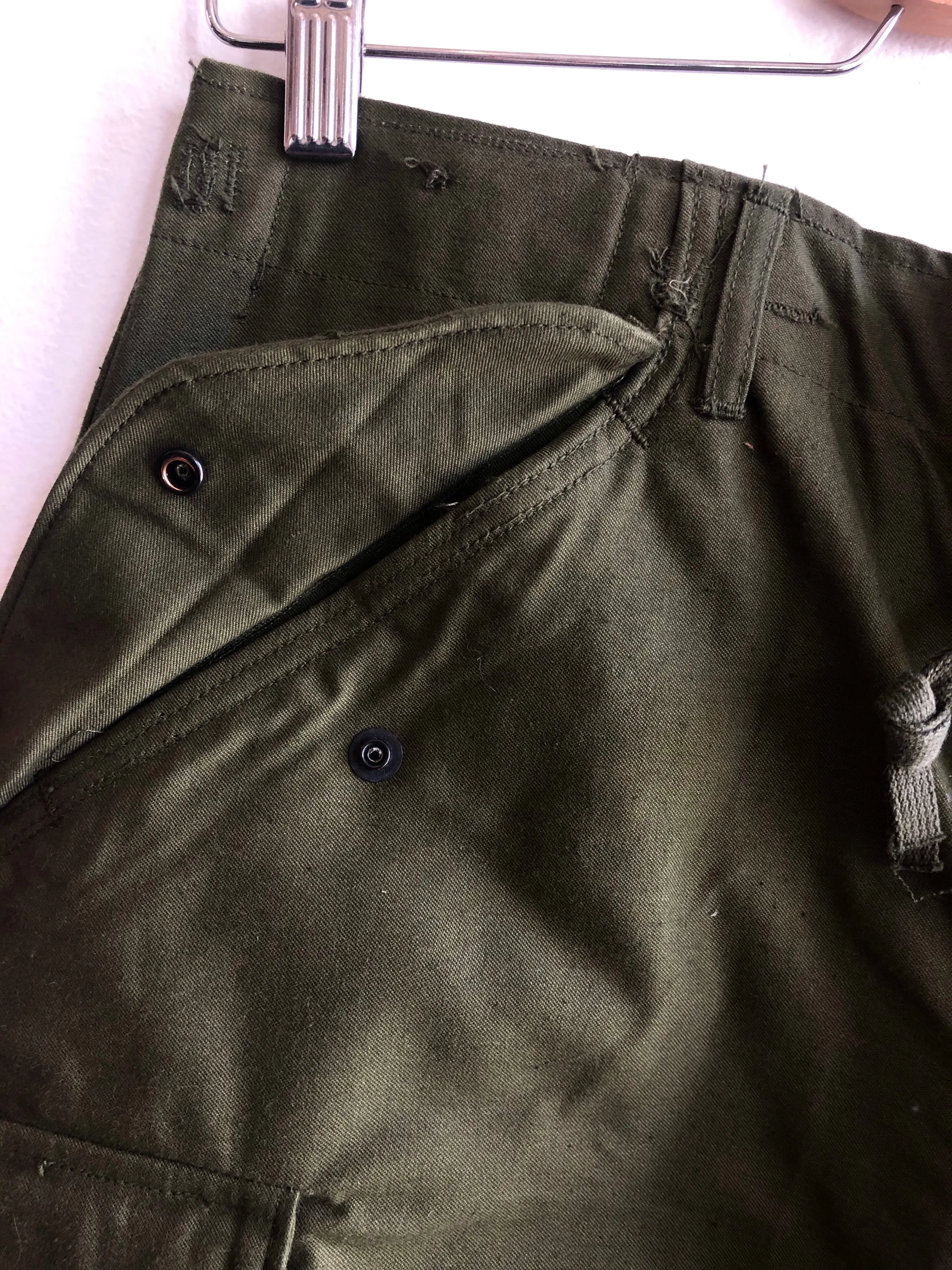 Vintage 1980s Deadstock Paratrooper Military Trousers