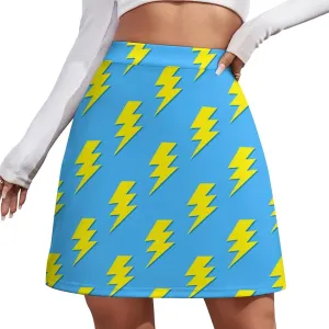 Vintage Dinosaur Heat Skulls Women's High Waist Stretchy Mini Skirt Elastic Summer Casual Above Knee Basic