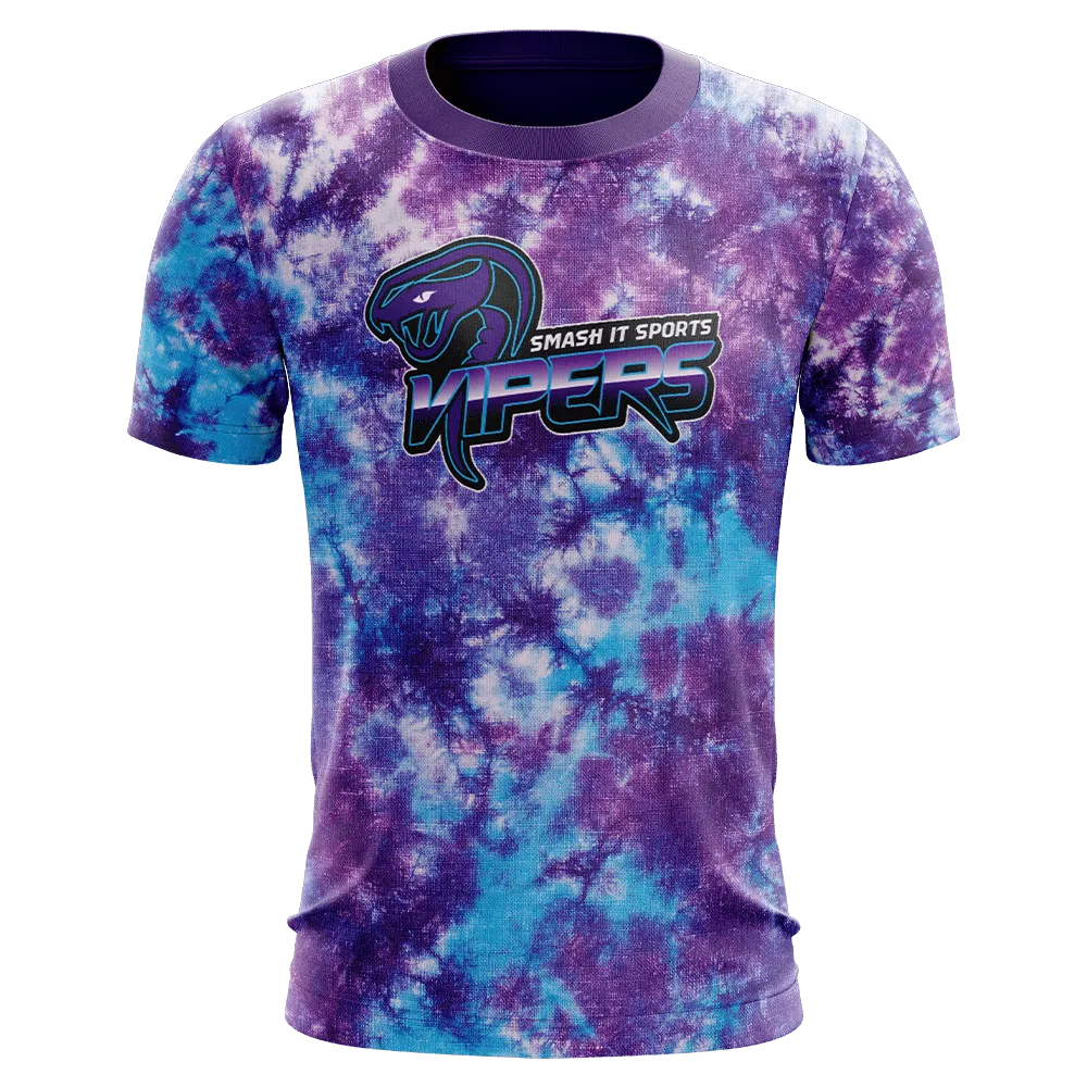 Vipers EVO-Tech Short Sleeve Shirt - Tie Dye