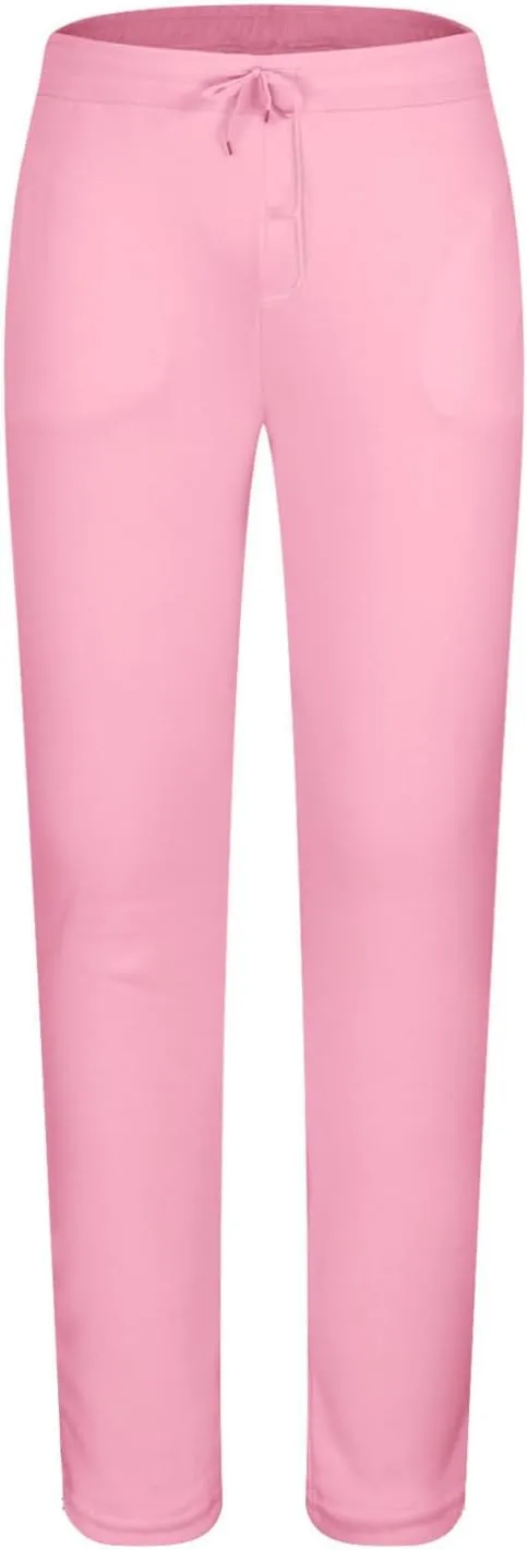 Women Drawstring Sweatpants Elastic Waist Sweatpant Plus Thick Trousers Solid Workout Pants Multi Pockets Fall Pant