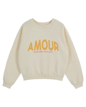 Women Sweatshirt Amour - قصيرة
