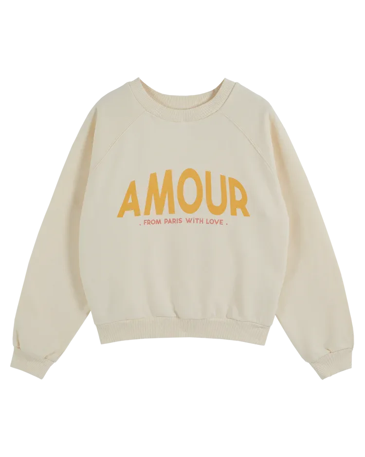 Women Sweatshirt Amour - قصيرة