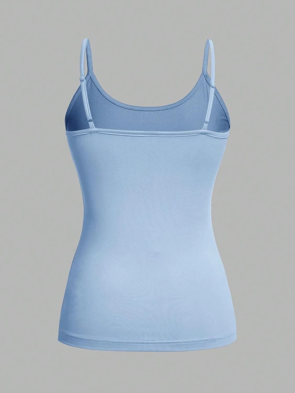 Womens Sleeveless Camisole Tank Tops Blouse Spaghetti Strap Casual Slimming Fit Cami Top