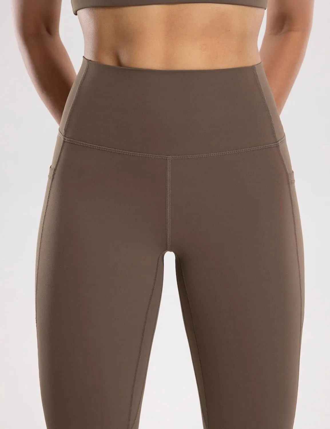 Women's Workout Flare Yoga Pants with Pockets High Waisted Bootcut Leggings Tummy Control 30''