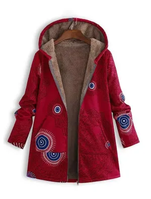 ZAHARA | Artistic Fleece-Lined Jacket
