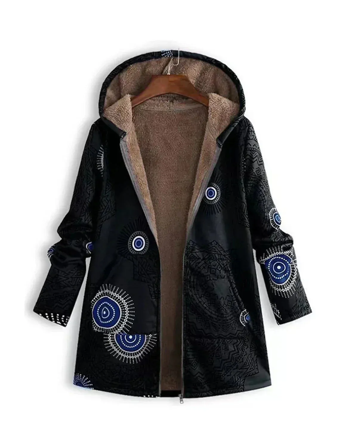 ZAHARA | Artistic Fleece-Lined Jacket